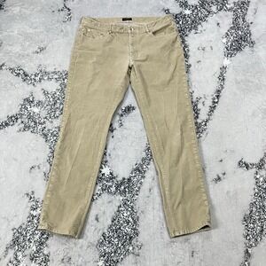 Proper Cloth Beige Corduory Pants Mens Casual Tailored Trousers Fall Winter‎